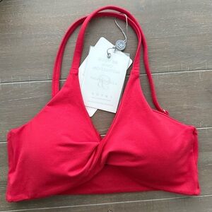 Bombshell Sportswear Red Sports Bra